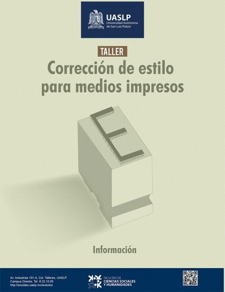 UASLP invita a taller de corrección de estilo