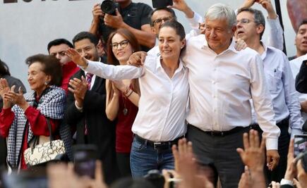 INE ordena bajar spot de Claudia Sheinbaum con AMLO