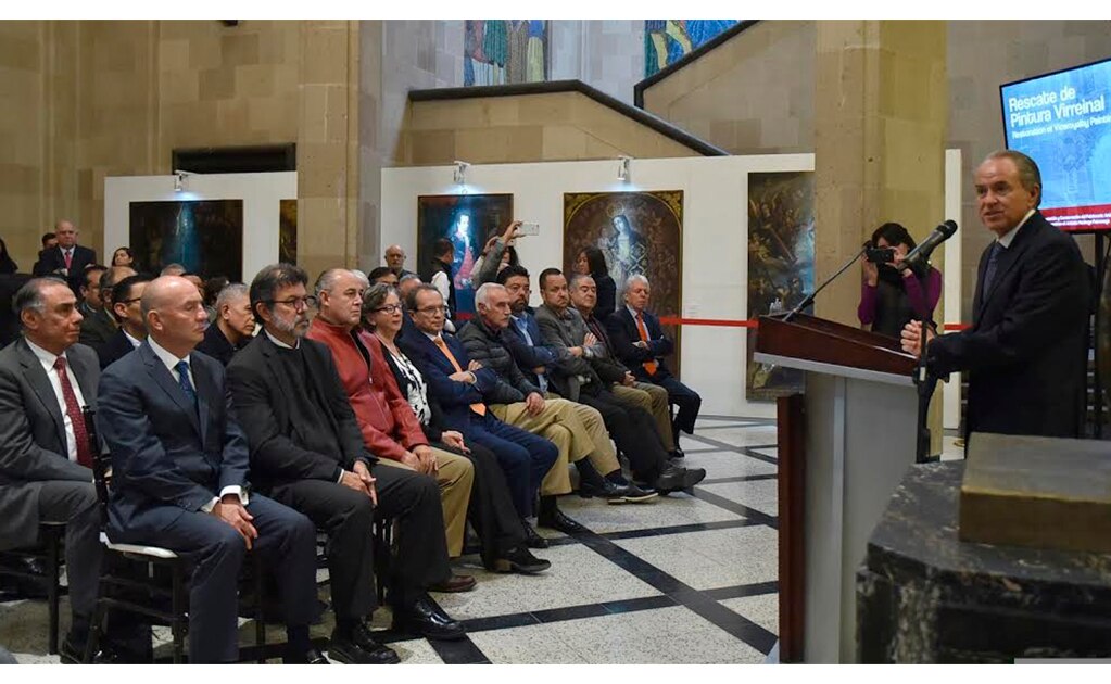 Presentan Programa de Restauración de Pintura Virreinal del Centro Histórico