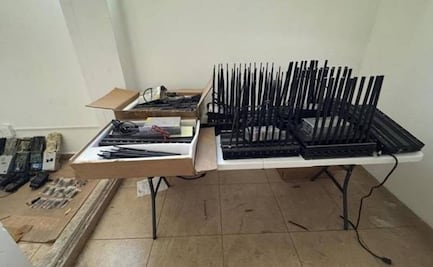 Operativo contra robo a transportistas deja mega aseguramiento de inhibidores de señal y 9 detenidos en SLP