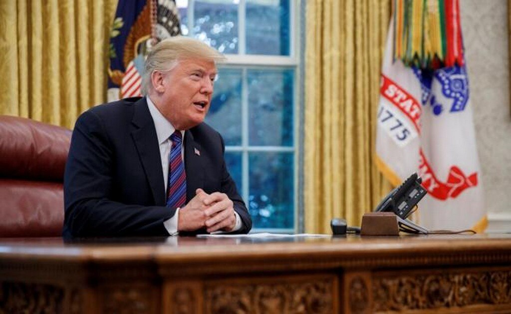 El presidente estadounidense, Donald Trump, anunció un acuerdo con México para renegociar el Tratado de Libre Comercio de América del Norte (TLCAN) (Foto: EFE)