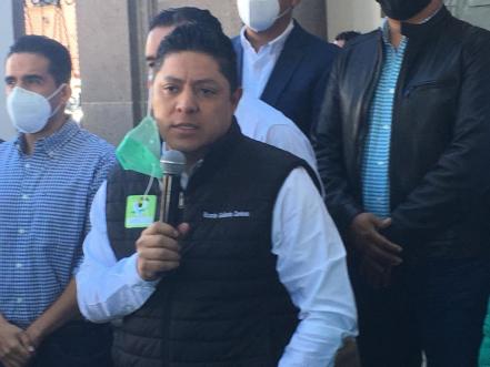 Gallardo Cardona solicita su registro como precandidato del PVEM a la gubernatura SLP