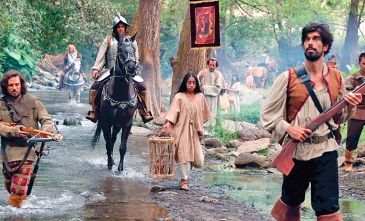 La serie retrata el punto de vista de la mujer indígena en la conquista. Foto: CANAL ONCE Y BRAVO FILMS