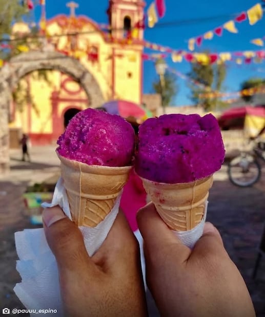 Nieves artesanales de Mexquitic de Carmona. Foto: FB@San Luis Potosí Turismo.