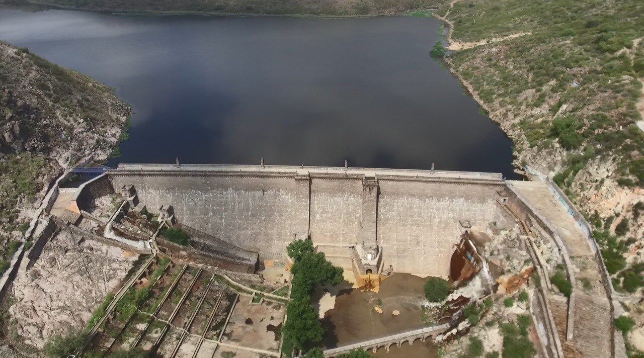 Drones monitorean presa San José