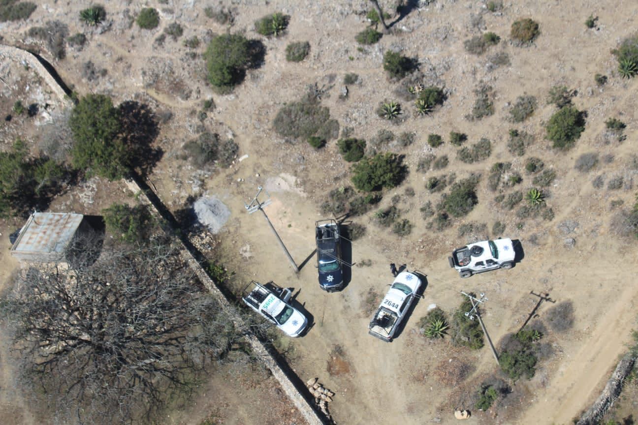 Policía y Ejército sobrevuelan Guadalcázar tras ataque armado contra fuerzas estatales