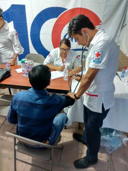 Cruz Roja atendió a más de 2 mil personas en la FENAPO