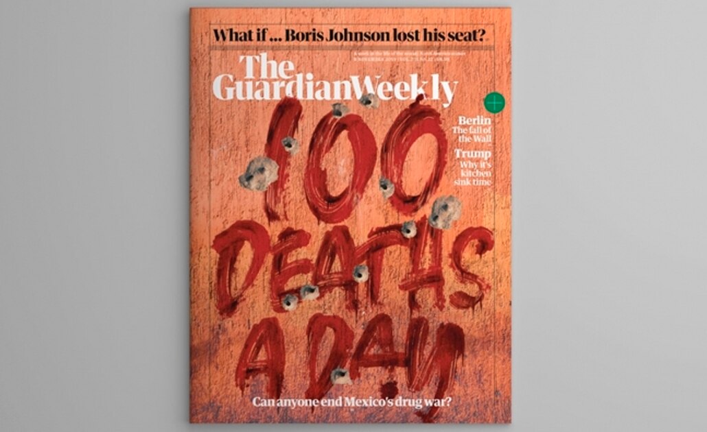 La cruda portada de The Guardian Weekly, dedicada a la violencia en México