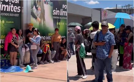 A siete horas del concierto de Don Omar en SLP, fila de fans ya da la vuelta del recinto de la Fenapo
