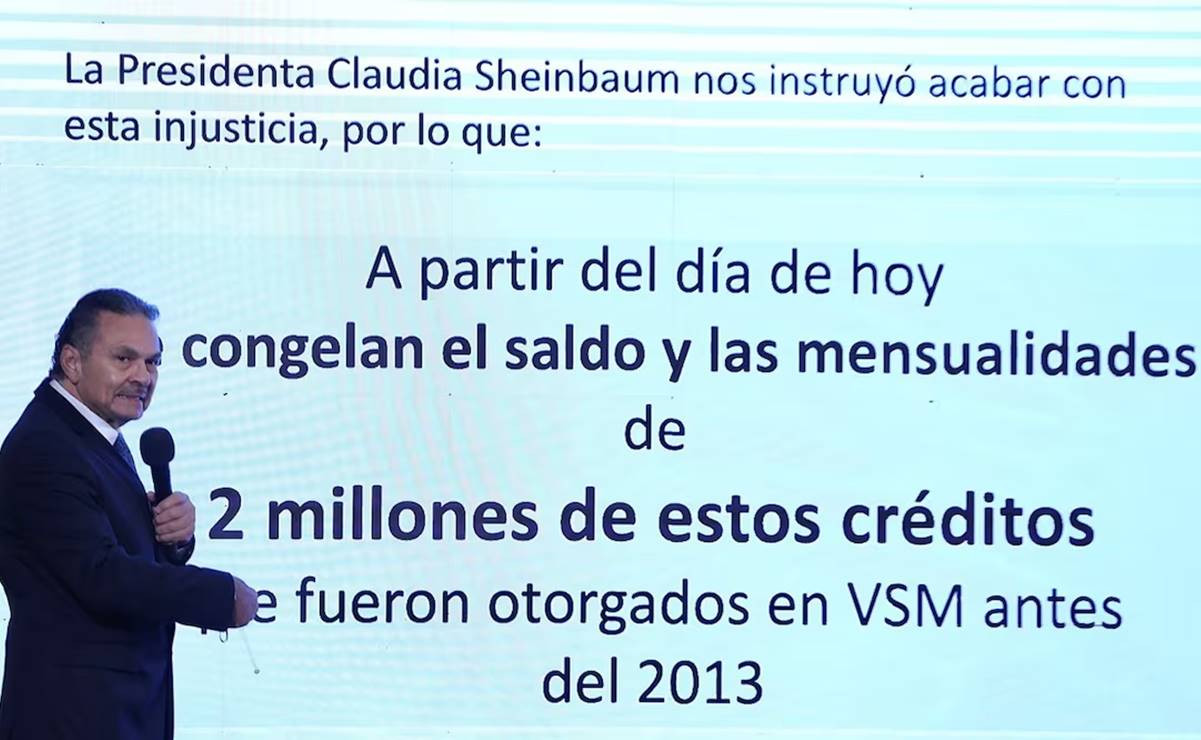 “Son deudas impagables e injustas”; Infonavit anuncia el congelamiento de 2 millones de créditos