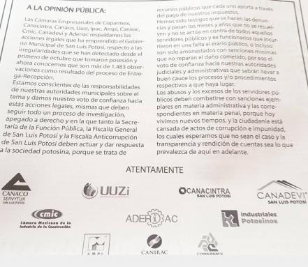 IP respalda acciones legales por irregularidades de administración pasada