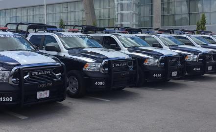 Entregan 153 patrullas a Policía Municipal de SLP 