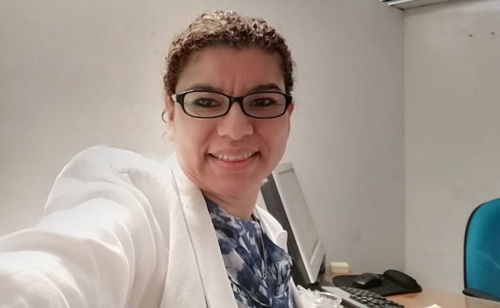 Ponce Castro, quien viajó a la Ciudad de México para apoyar en la Operación Chapultepec, se desempeña como enfermera jefa de piso en el Hospital General de Zona número 1, ubicado en la capital potosina. Foto: Cortesía