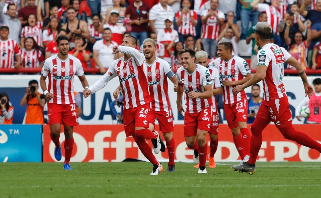 Necaxa se lleva la ventaja en la ida sobre Rayados