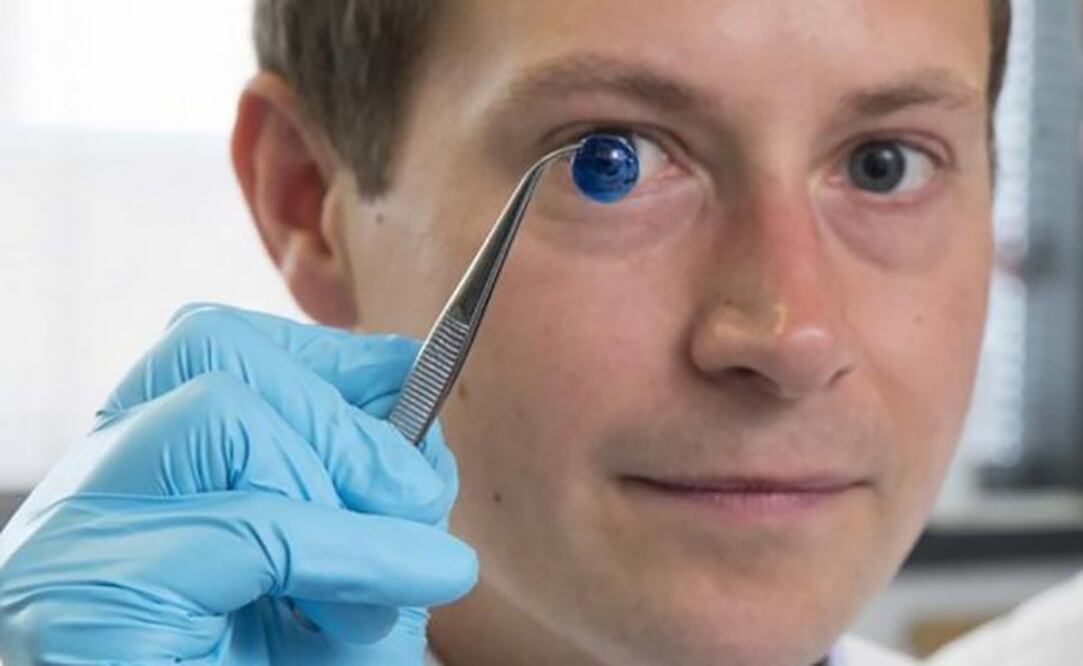Los investigadores crearon una "biotinta" con una combinación entre alginato y colágeno. Foto: Universidad de Newcastle vía EuropaPress