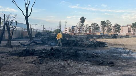 Pide Secretaría de Seguridad vigilancia permanente en tarimera de Soledad tras cuarto incendio 