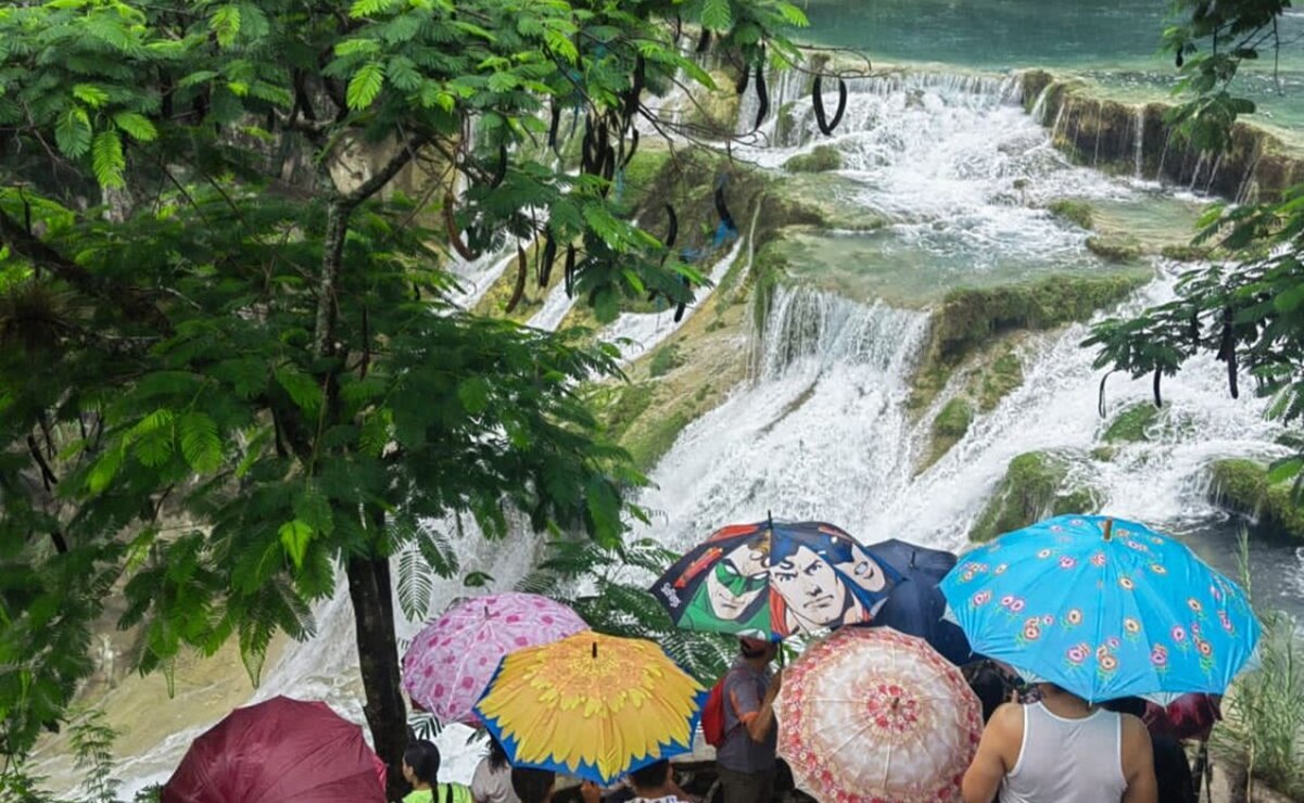 Tras fuertes lluvias se restablece operación de parajes en la Huasteca potosina