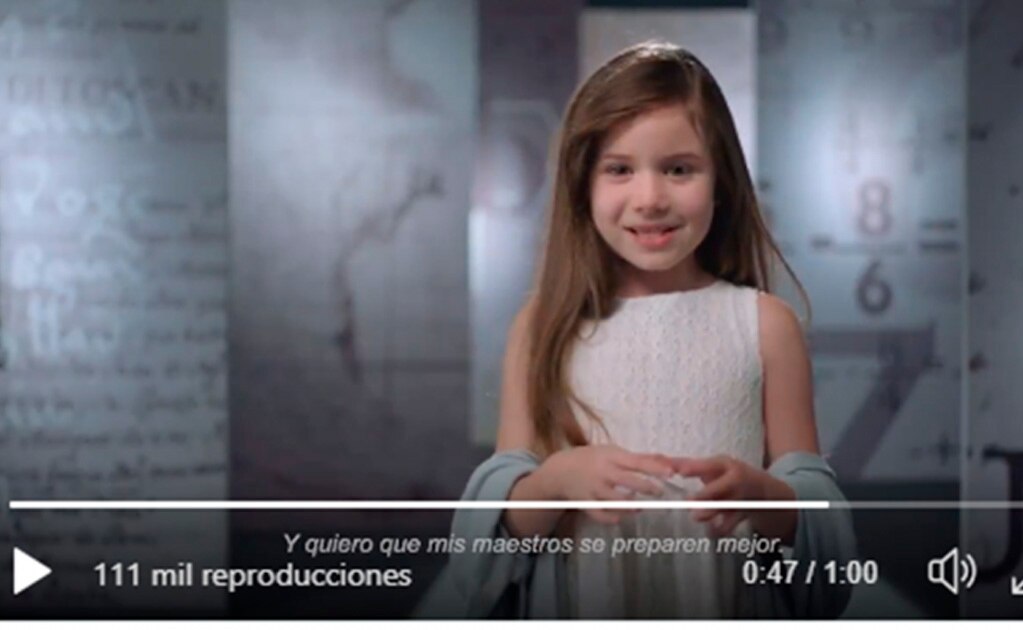 Interponen denuncia ante el INE por spot de Mexicanos Primero