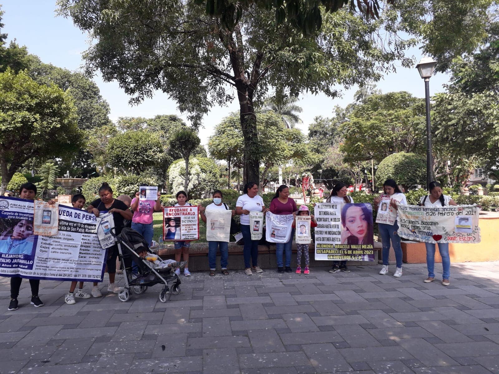 Convocan a marcha madres buscadoras en aniversario de desaparición de Edgar Daniel en Rioverde. Foto: Voz y Dignidad por los Nuestros