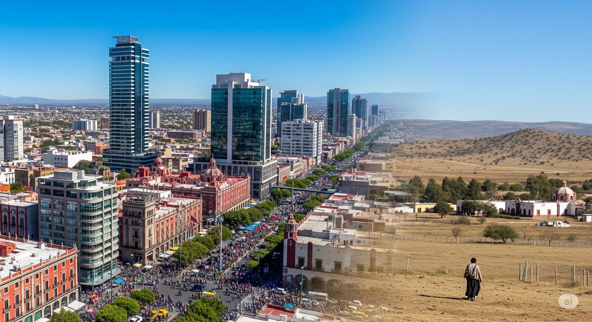 Baja densidad, gran historia: descubre los municipios menos poblados de San Luis Potosí y su papel en la diversidad estatal. Foto: Gemini IA.