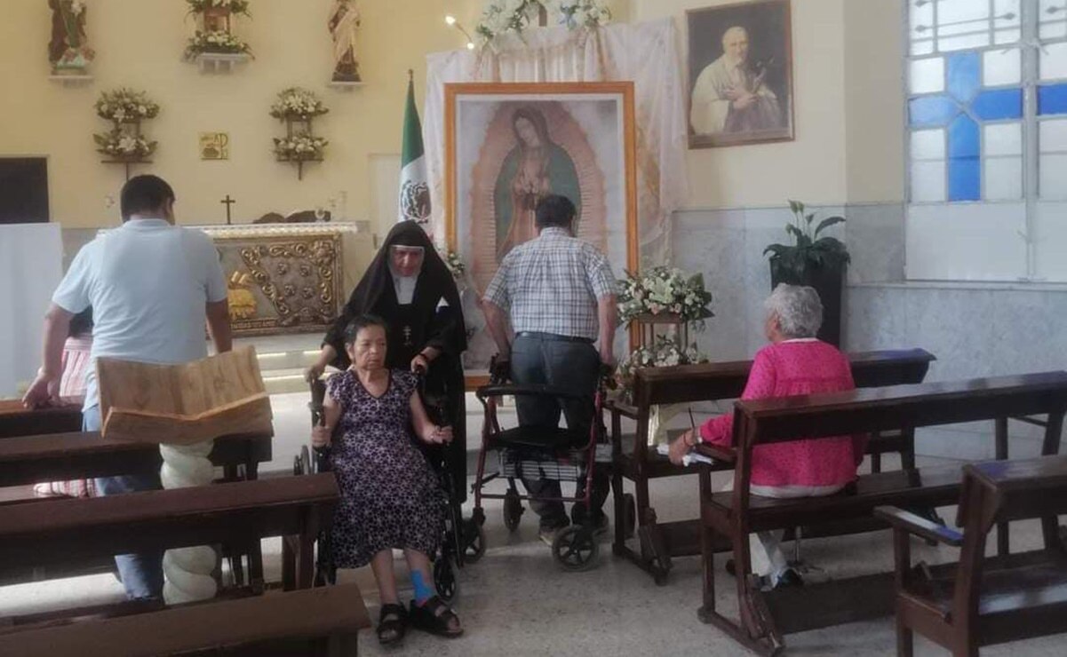 La casa hogar se dedica al cuidado de adultos mayores en SLP. Foto: Especial