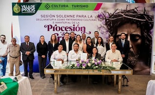 Villa de Pozos obtiene la declaratoria como Patrimonio Cultural de la Procesión de los Cristos