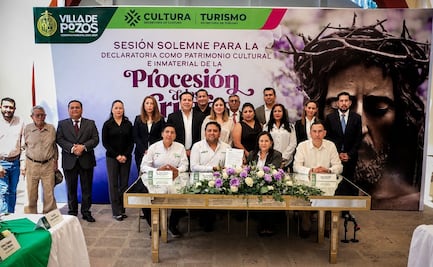 Villa de Pozos obtiene la declaratoria como Patrimonio Cultural de la Procesión de los Cristos