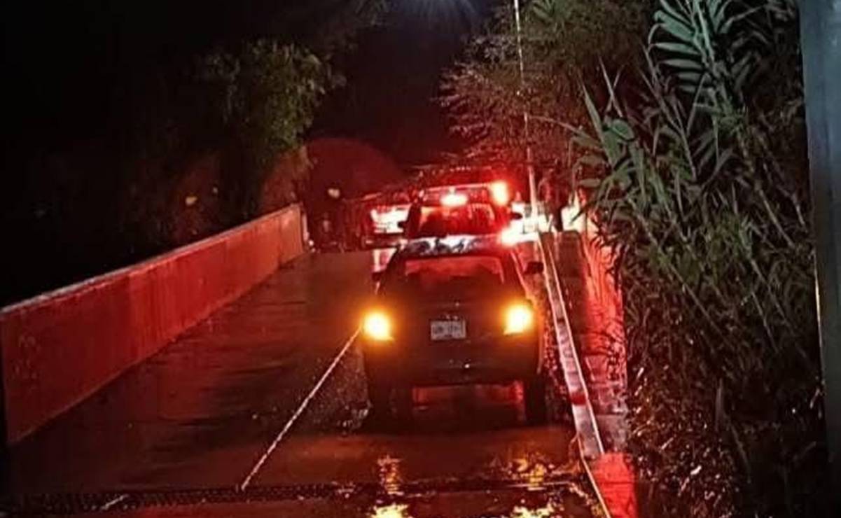 Las intensas lluvias han elevado el nivel de ríos y arroyos en San Luis Potosí. Foto: Especial