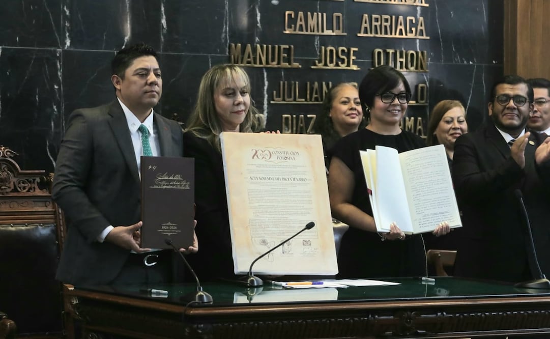 Conmemoración del 200 aniversario de la Primera Constitución Política de SLP. Foto: Especial