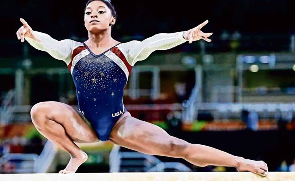 La medallista olímpica Simone Biles fue una de las afectadas. Foto: ARCHIVO. EL UNIVERSAL