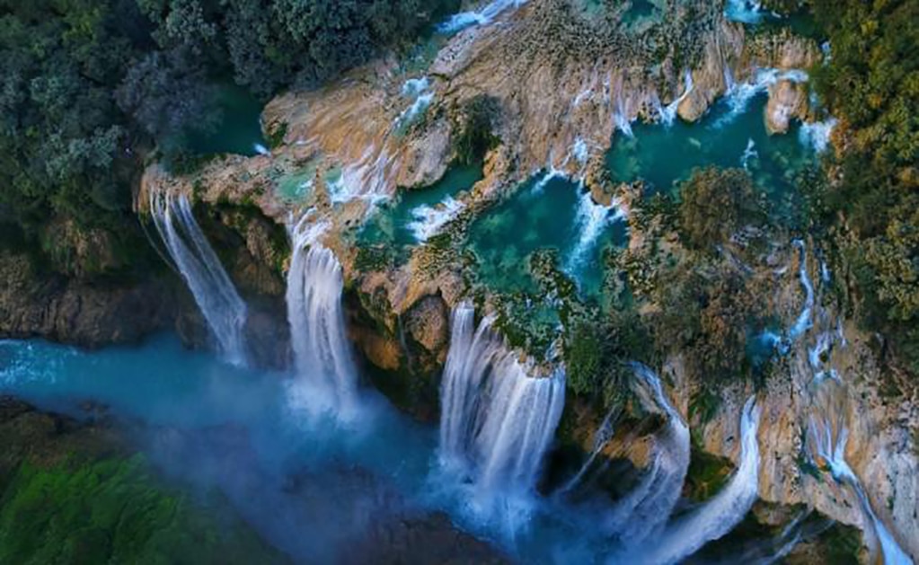 Cascada de Tamul, en la Huasteca Potosina. (Foto: Cortesía Huaxteca.com)