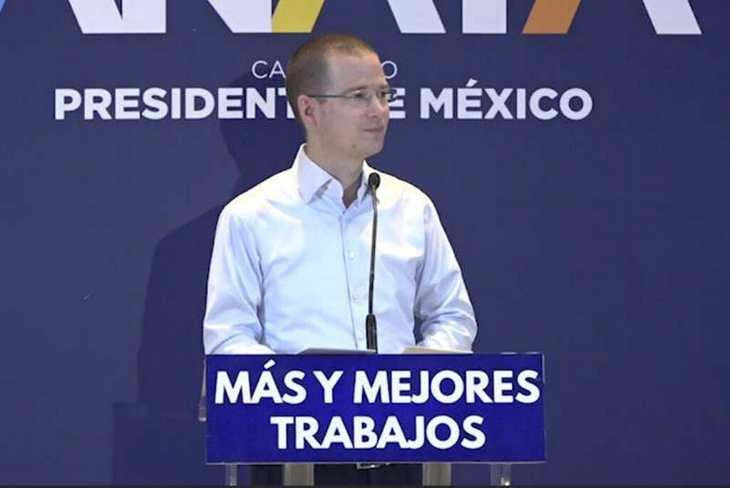 El candidato presidencial de la coalición Por México al Frente, Ricardo Anaya. Foto: Archivo
