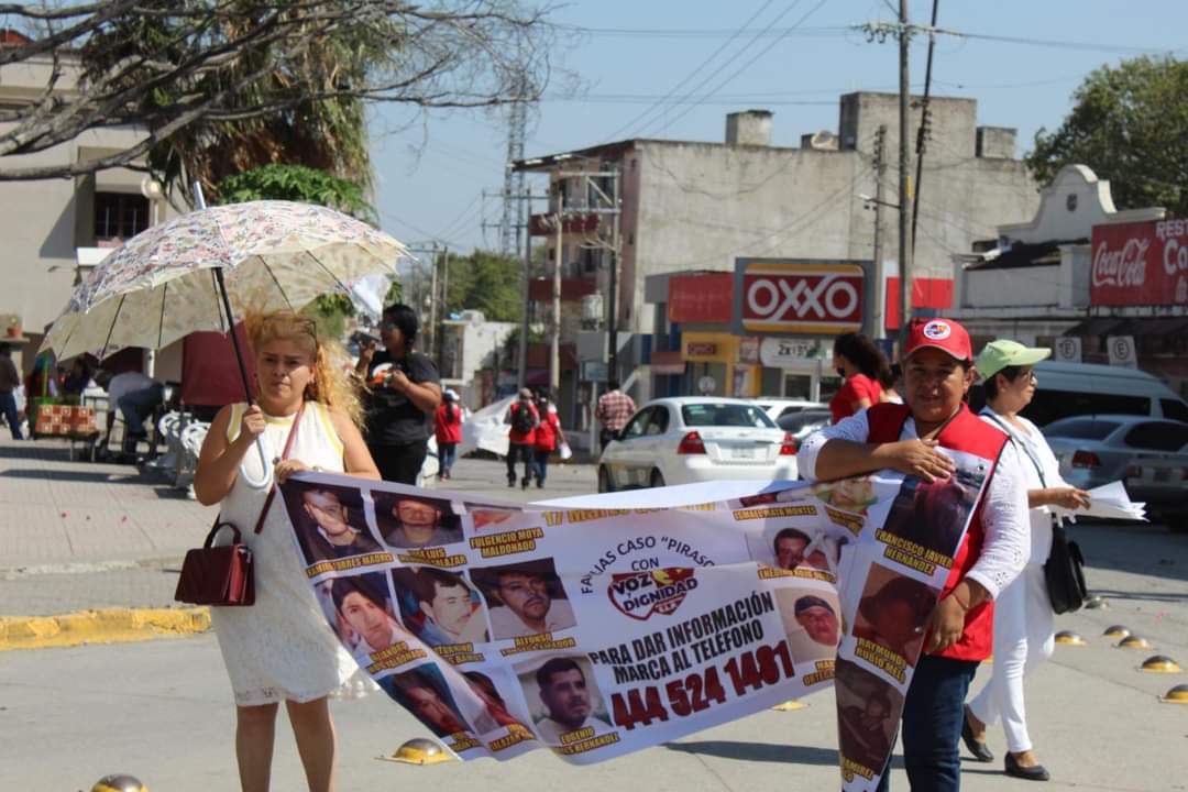Se cumplen 14 años en SLP del caso Pirasol de personas desaparecidas. Foto: Voz y Dignidad por los Nuestros