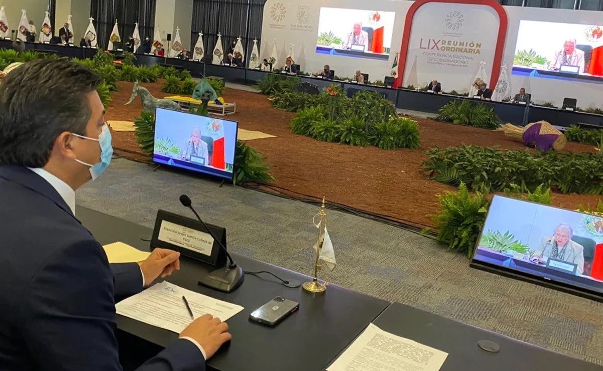 Gobierno federal pide el trato que no da, dice gobernador de Tamaulipas en reunión de la Conago