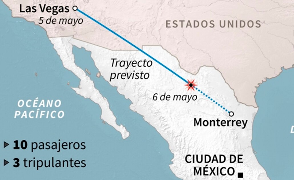 Confirman 13 muertos en avión privado accidentado en Coahuila