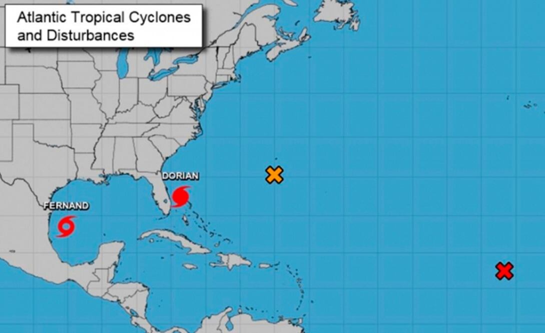 La tormenta tropical "Fernando" se forma en el Golfo de México