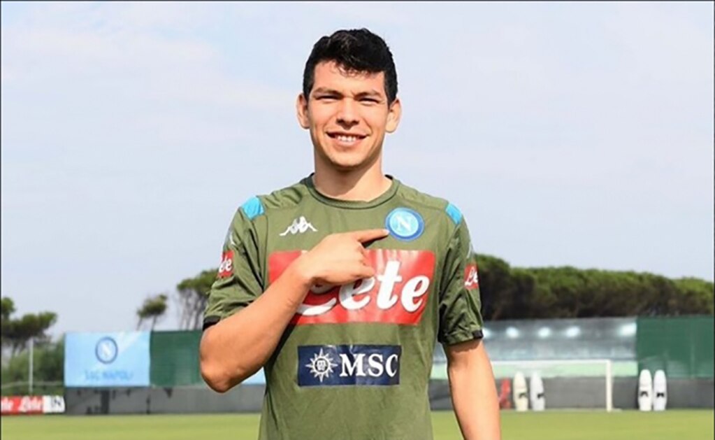 Listo 'Chucky' Lozano para debutar con el Napoli