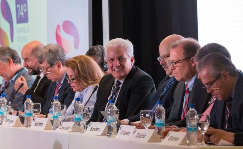 74ª Asamblea General de la Sociedad Interamericana de Prensa (SIP) hoy, lunes 22 de octubre 2018, en Salta (Argentina). EFE/Jan Touzeau