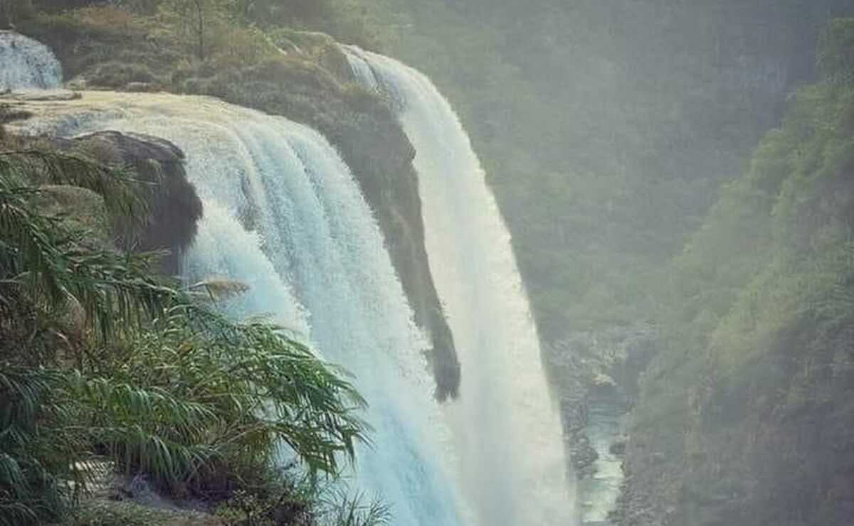Cascada de Tamul, de los atractivos naturales principales en la Huasteca potosina