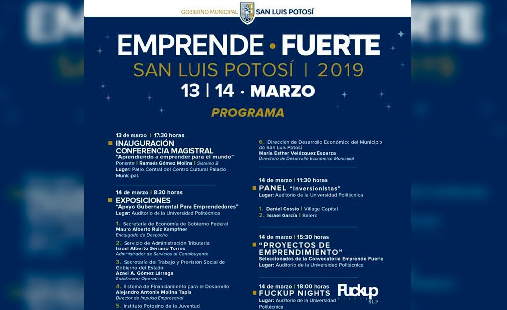 Por iniciar programa “Emprende Fuerte”