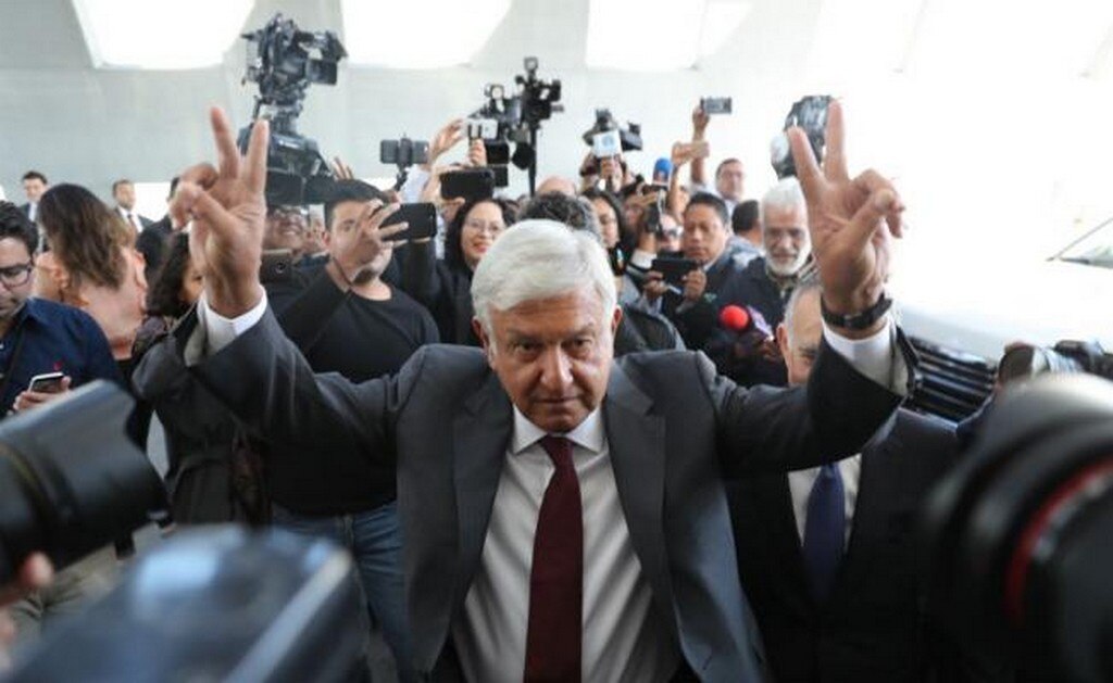 Andrés Manuel López Obrador, candidato presidencial por la coalición Juntos Haremos Historia. Foto: Valente Rosas