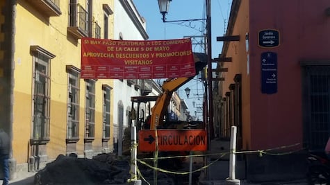 Comercios de “5 de mayo” ofrecen descuentos para evitar pérdidas