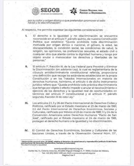CONAPRED pide a arzobispo de SLP colaborar con discurso inclusivo a la diversidad sexual