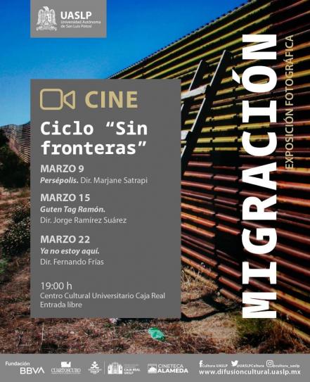 Anuncian ciclo de cine “Sin Fronteras” en San Luis Potosí; la entrada será gratuita