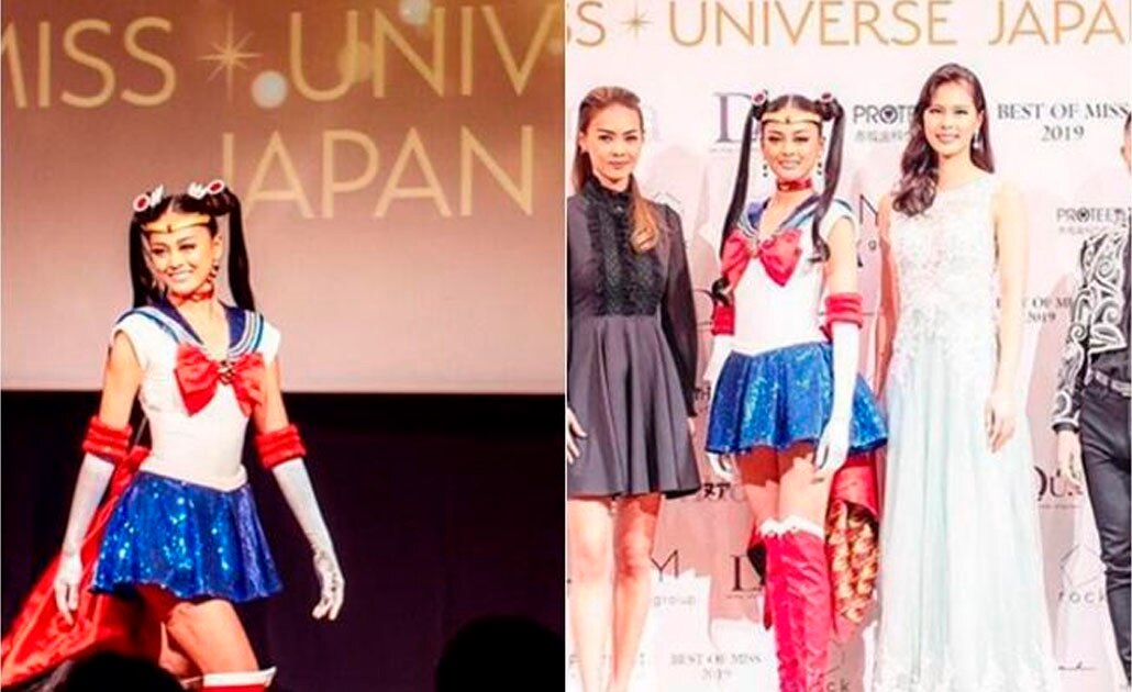 La concursante de belleza eligió usar el atuendo de Sailor Moon como vestuario icónico de su país (Crédito: Instagram / yuumi_kato)