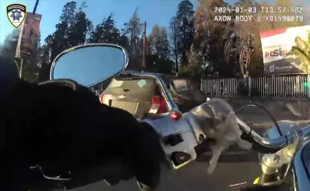 Con video corporal, SSPC San Luis defiende actuar de policía vial ante confrontación con ciudadanos
