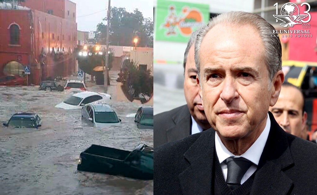 Carreras López entregará apoyos a afectados por tromba en Matehuala