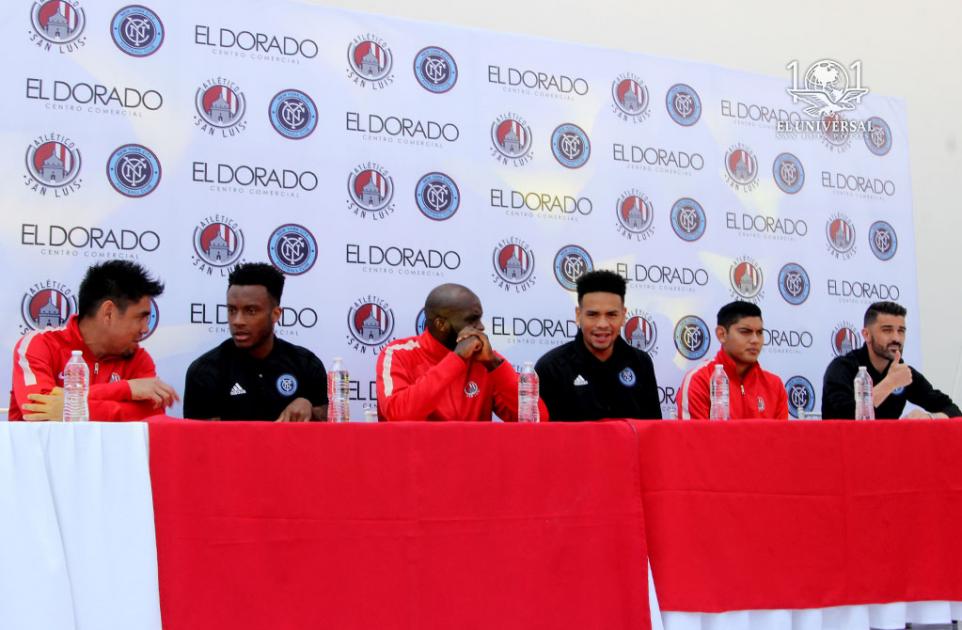 Firma de autógrafos de Atlético de San Luis y NYCFC
