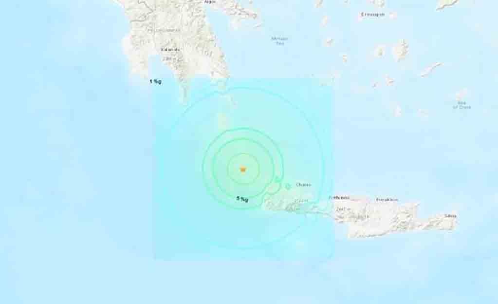 Terremoto de 6.0 grados sacude las costas de Grecia