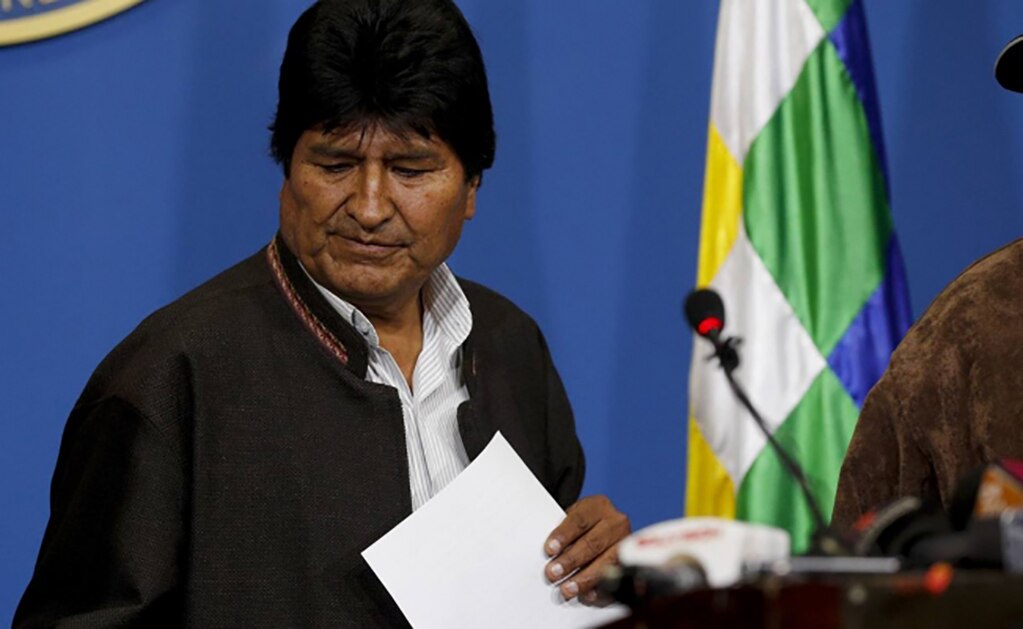 Renuncia Evo Morales a la presidencia de Bolivia
